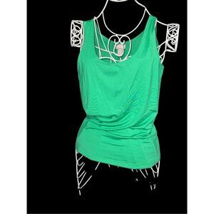 BEAUTIFUL Chico’s green Chico's TANK TOP Chico's sleeveless Shirt NWT $59 Tank T
